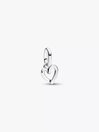 Pandora ME Freehand Heart Mini-Dangle Charm aus Sterlingsilber