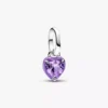 Pandora ME Lila Chakra-Herz Mini-Dangle Charm aus Sterlingsilber Pandora ME Lila Chakra-Herz Mini-Dangle Charm aus Sterlingsilber