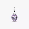Pandora ME Lila Chakra-Herz Mini-Dangle Charm aus Sterlingsilber Pandora ME Lila Chakra-Herz Mini-Dangle Charm aus Sterlingsilber