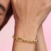 Pandora ME Metallperlen- und Gliederkettenarmband – 14 Karat vergoldet Pandora ME Metallperlen- und Gliederkettenarmband – 14 Karat vergoldet