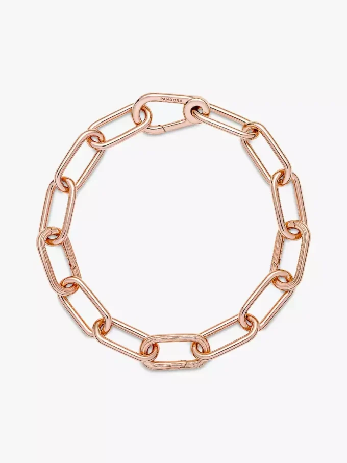 Pandora ME Mittelglied-Kettenarmband, 14 Karat Roségold-Beschichtung Pandora ME Mittelglied-Kettenarmband, 14 Karat Roségold-Beschichtung