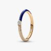 Pandora ME Pavé & Blue Dual Ring – 14 Karat vergoldet Pandora ME Pavé & Blue Dual Ring – 14 Karat vergoldet