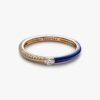 Pandora ME Pavé & Blue Dual Ring – 14 Karat vergoldet Pandora ME Pavé & Blue Dual Ring – 14 Karat vergoldet