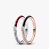 Pandora ME Pavé-Ring-Set in Rot und Schwarz, 2er-Set Pandora ME Pavé-Ring-Set in Rot und Schwarz, 2er-Set