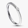 Pandora ME Pavé & White Dual Ring – Sterlingsilber Pandora ME Pavé & White Dual Ring – Sterlingsilber