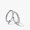 Pandora ME Pyramiden- & Pavé-Ring-Set – 2er-Set Pandora ME Pyramiden- & Pavé-Ring-Set – 2er-Set