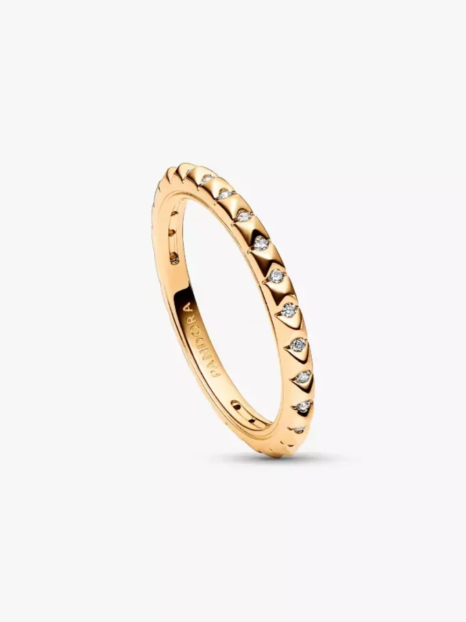 Pandora ME Pyramidenring, 14 Karat vergoldet Pandora ME Pyramidenring, 14 Karat vergoldet