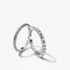 Pandora ME Pyramids & Pavé Ring-Set, 2er-Set Pandora ME Pyramids & Pavé Ring-Set, 2er-Set