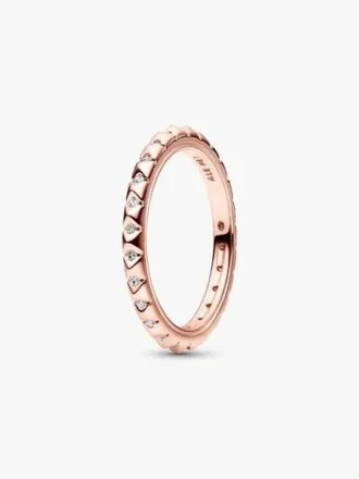 Pandora ME Pyramids Ring – 14 Karat Roségold-Beschichtung