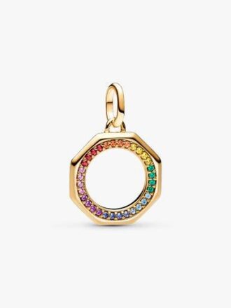 Pandora ME Rainbow Medallion Charm – 14 Karat vergoldet