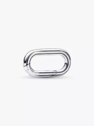 Pandora ME rechteckiges, aufklappbares Glied aus Sterlingsilber