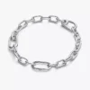 Pandora ME rechteckiges, aufklappbares Glied aus Sterlingsilber Pandora ME rechteckiges, aufklappbares Glied aus Sterlingsilber