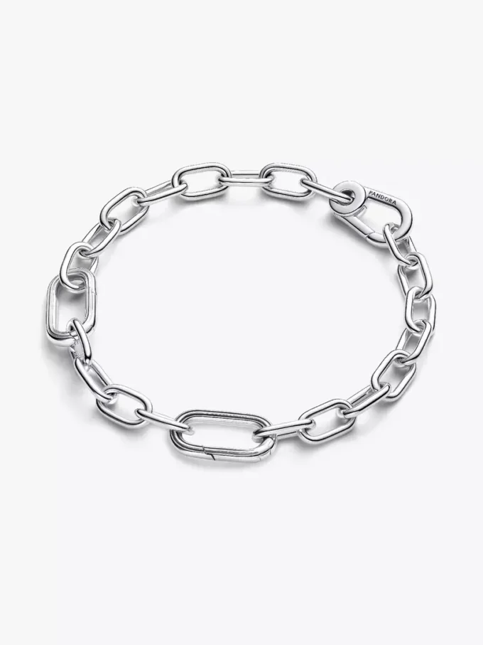 Pandora ME rechteckiges, aufklappbares Glied aus Sterlingsilber Pandora ME rechteckiges, aufklappbares Glied aus Sterlingsilber