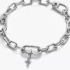 Pandora ME Sparkling Cross Mini-Dangle Charm aus Sterlingsilber Pandora ME Sparkling Cross Mini-Dangle Charm aus Sterlingsilber