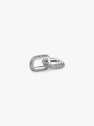 Pandora ME Styling Pavé Doppelglied aus Sterlingsilber