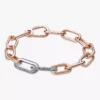 Pandora ME Styling Pavé Doppelglied aus Sterlingsilber Pandora ME Styling Pavé Doppelglied aus Sterlingsilber