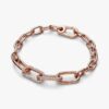 Pandora ME Styling Pavé Double Link – 14 Karat Roségold-Beschichtung Pandora ME Styling Pavé Double Link – 14 Karat Roségold-Beschichtung