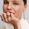 Pandora ME Texture & Stones Ring – 14 Karat vergoldet Pandora ME Texture & Stones Ring – 14 Karat vergoldet