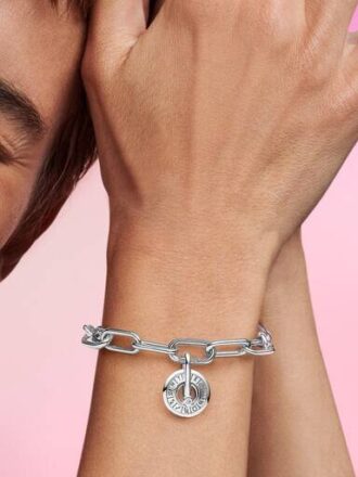 Pandora ME Zodiac Wheel Medaillon-Charm – Sterlingsilber