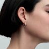 Pandora Moments 18 mm Charm-Ohrringe – Sterlingsilber
