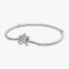 Pandora Moments Asymmetrisches Snake Chain-Armband mit Sternverschluss – Sterlingsilber Pandora Moments Asymmetrisches Snake Chain-Armband mit Sternverschluss – Sterlingsilber