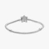 Pandora Moments Asymmetrisches Snake Chain-Armband mit Sternverschluss – Sterlingsilber Pandora Moments Asymmetrisches Snake Chain-Armband mit Sternverschluss – Sterlingsilber