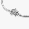 Pandora Moments Asymmetrisches Snake Chain-Armband mit Sternverschluss – Sterlingsilber Pandora Moments Asymmetrisches Snake Chain-Armband mit Sternverschluss – Sterlingsilber