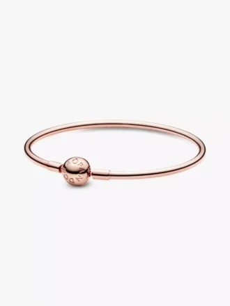Pandora Moments Bangle, 14 Karat Roségold-Beschichtung Pandora Moments Bangle, 14 Karat Roségold-Beschichtung