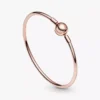 Pandora Moments Bangle, 14 Karat Roségold-Beschichtung