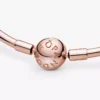 Pandora Moments Bangle, 14 Karat Roségold-Beschichtung