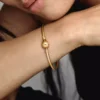Pandora Moments Bangle 14 Karat vergoldet Pandora Moments Bangle 14 Karat vergoldet