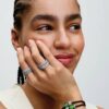 Pandora Moments Braunes, doppelt geflochtenes Lederarmband – Sterlingsilber Pandora Moments Braunes, doppelt geflochtenes Lederarmband – Sterlingsilber