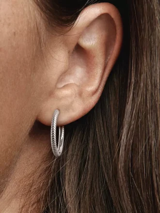 Pandora Moments Charm-Ohrringe aus Sterlingsilber