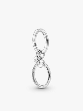 Pandora Moments Charm-Schlüsselanhänger – Sterlingsilber