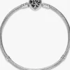 Pandora Moments Familienbaum-Herzverschluss-Snake Chain-Armband aus Sterlingsilber Pandora Moments Familienbaum-Herzverschluss-Snake Chain-Armband aus Sterlingsilber