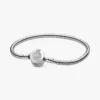 Pandora Moments funkelndes Crown O-Snake Chain-Armband aus Sterlingsilber Pandora Moments funkelndes Crown O-Snake Chain-Armband aus Sterlingsilber