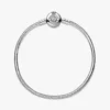 Pandora Moments funkelndes Crown O-Snake Chain-Armband aus Sterlingsilber Pandora Moments funkelndes Crown O-Snake Chain-Armband aus Sterlingsilber
