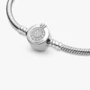 Pandora Moments funkelndes Crown O-Snake Chain-Armband aus Sterlingsilber Pandora Moments funkelndes Crown O-Snake Chain-Armband aus Sterlingsilber