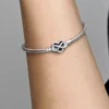 Pandora Moments funkelndes Unendlichkeitsherz-Verschluss-Snake Chain-Armband aus Sterlingsilber Pandora Moments funkelndes Unendlichkeitsherz-Verschluss-Snake Chain-Armband aus Sterlingsilber