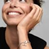 Pandora Moments Herz-T-Bar-Snake Chain-Armband – Sterlingsilber Pandora Moments Herz-T-Bar-Snake Chain-Armband – Sterlingsilber