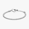 Pandora Moments Herz-T-Bar-Snake Chain-Armband – Sterlingsilber Pandora Moments Herz-T-Bar-Snake Chain-Armband – Sterlingsilber