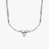 Pandora Moments Herzverschluss-Snake Chain – Sterlingsilber Pandora Moments Herzverschluss-Snake Chain – Sterlingsilber