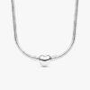Pandora Moments Herzverschluss-Snake Chain – Sterlingsilber Pandora Moments Herzverschluss-Snake Chain – Sterlingsilber