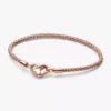 Pandora Moments Kettenarmband mit Nieten, 14 Karat Roségold-Beschichtung Pandora Moments Kettenarmband mit Nieten, 14 Karat Roségold-Beschichtung