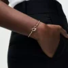 Pandora Moments Kettenarmband mit Nieten, 14 Karat Roségold-Beschichtung Pandora Moments Kettenarmband mit Nieten, 14 Karat Roségold-Beschichtung