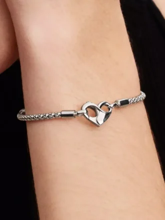 Pandora Moments Kettenarmband mit Nieten aus Sterlingsilber Pandora Moments Kettenarmband mit Nieten aus Sterlingsilber