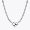 Pandora Moments Kettenhalskette mit Nieten aus Sterlingsilber Pandora Moments Kettenhalskette mit Nieten aus Sterlingsilber