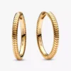 Pandora Moments Ohrringe, 14 Karat vergoldet