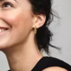 Pandora Moments Ohrringe, 14 Karat vergoldet