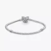 Pandora Moments Schmetterlingsverschluss-Snake Chain-Armband aus Sterlingsilber Pandora Moments Schmetterlingsverschluss-Snake Chain-Armband aus Sterlingsilber